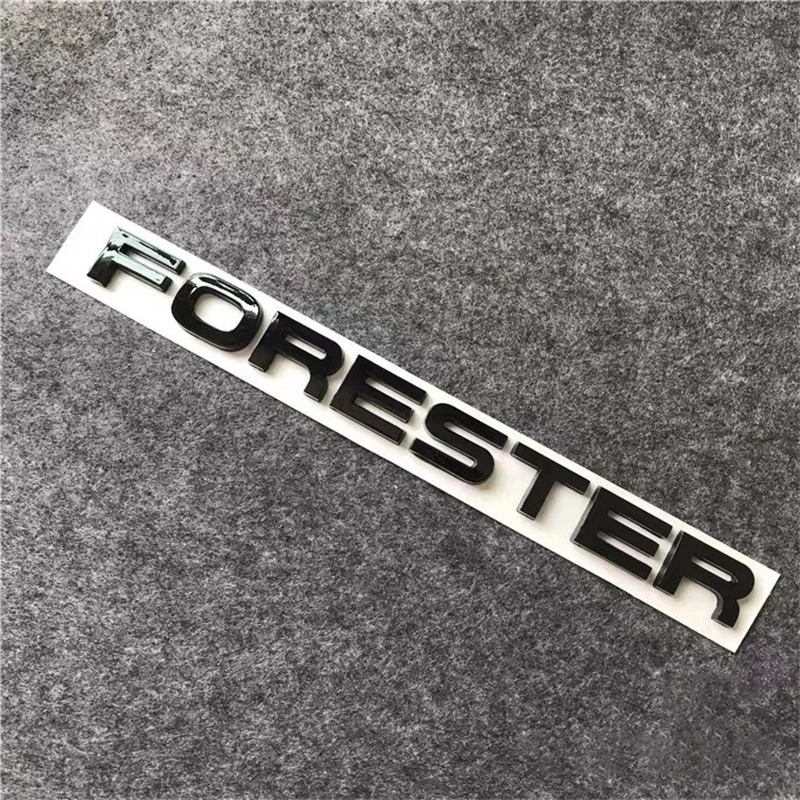 

SUBARU Forester English FORESTER Letter Logo Rear Trunk FORESTER Custom Decal