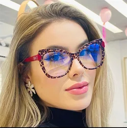 Women's Glasses 2026 Trend Cat's Eye Flat Mirror TR90 Anti-blue Light Eyeglasses Frame Simple Glasses Oculos De Grau Feminino