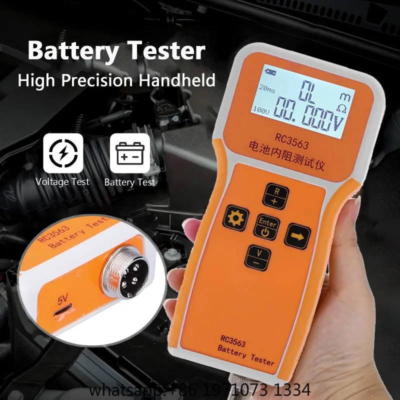 RC3563 18650 Battery High-precision Internal Resistance Detector True Four-wire AC Lithium Lead Acid Lithium Car Battery Tester