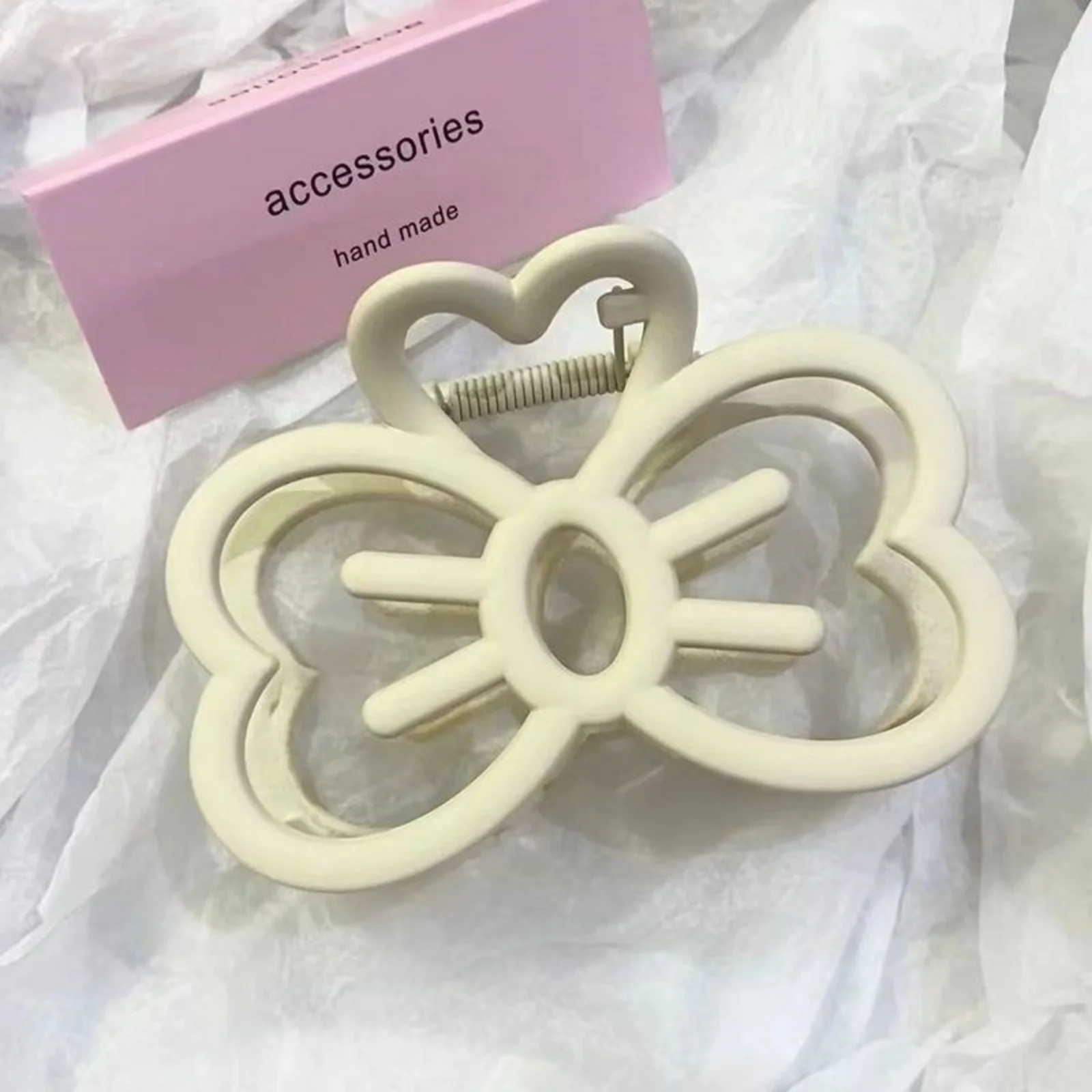 1個入り 新品 キャンディーカラー 猫 リボン ヘアクリップ プラスチック製 爪留め ファッション カニ型ヘアクリップ 女の子用 スイートヘアクリップ レディース ヘアアクセサリー