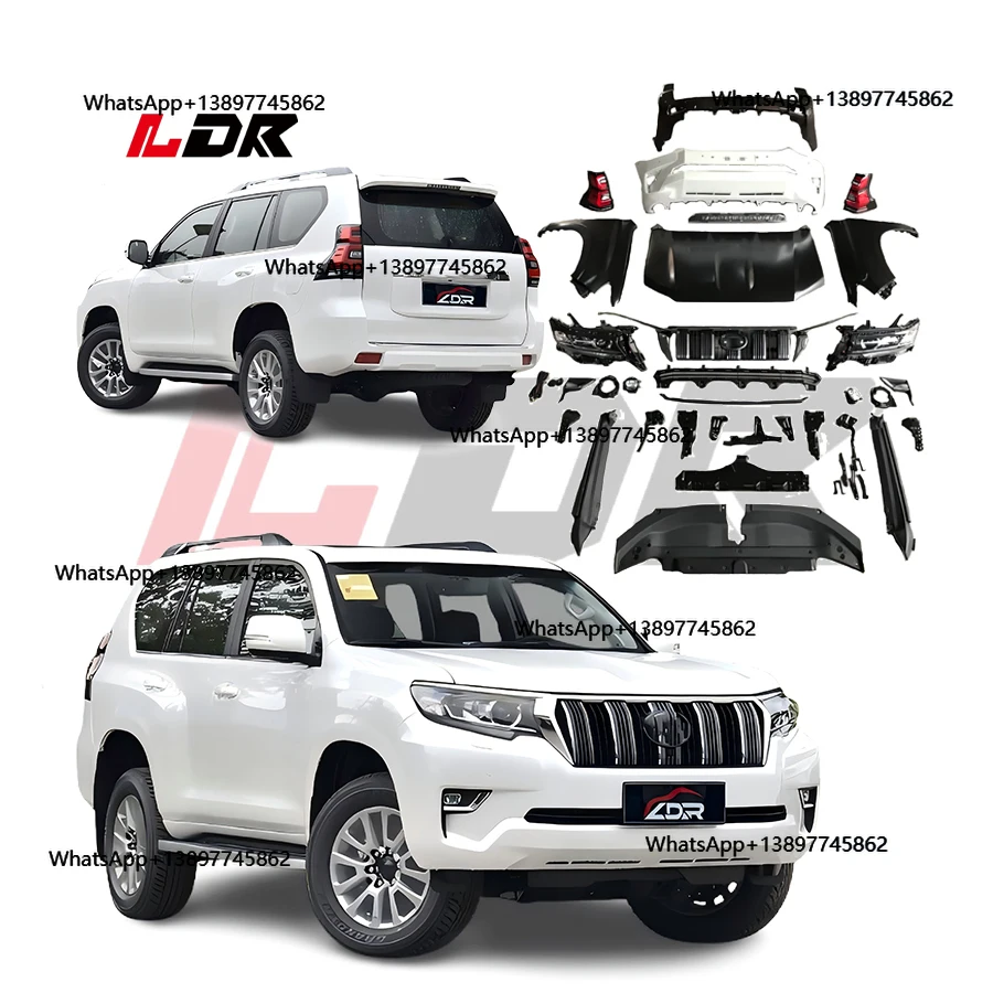 

Peiqi BR C-PP Material Body Kit for Land Cruiser Lc150 Facelift Body Kit for to YO TALand Cruiser Prado 2010-2017 Upgrade 2018