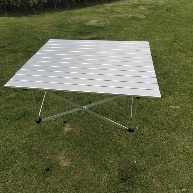 2025 new folding table portable simple stall table picnic barbecue table outdoor indoor lightweight aluminum alloy table