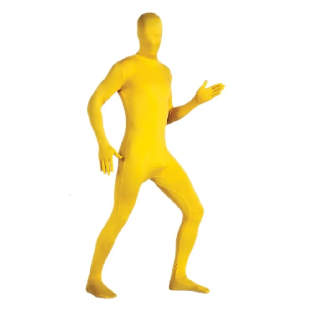 بذلة غير مرئية بالشاشة الخضراء للبالغين |   زي الرجل الأسود (هالوين التنكري، بدلة مفاتيح كروما)