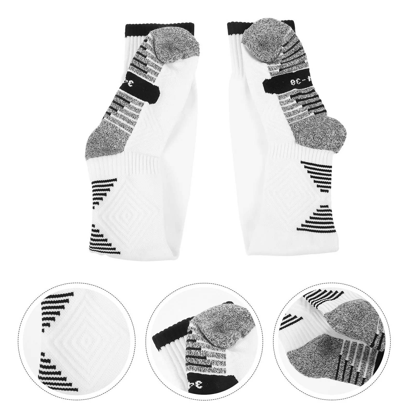 

1Pair Soccer Stockings for Sports Compression Calf Socks Breathable Anti-Fatigue Running Hiking Climbing Gym Outdoor Activities