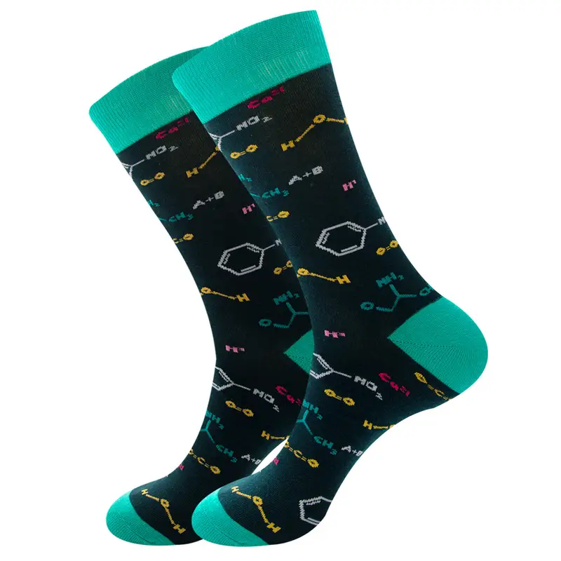 1 Pair New Happy Mens Socks Women Novelty Cartoon Sock Combed Cotton Funny Men's Big Size Crew Hip Hop Thick Long Socks - Image 37