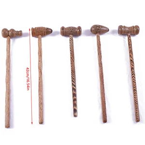 Wooden Massage Hammer for Back and Back, Meridian Hammer, Chicken Wing, Health Equipment 6 Top Sales Seitai Massage Hammer - №5
