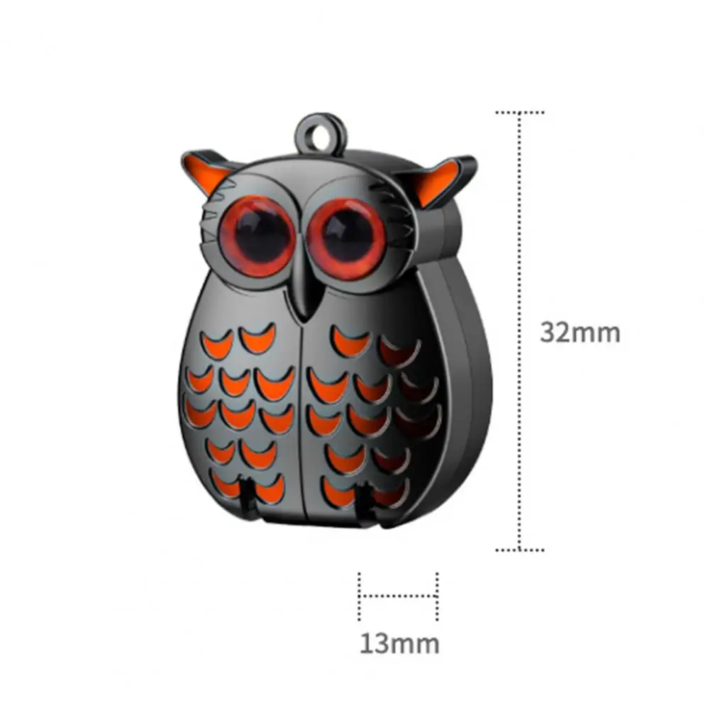 

Two-in-1 Manicure Tool Unique Owl Keychain Gifts Stainless Steel Owl Keychain Nail Clipper with File for Travelers for Outdoor