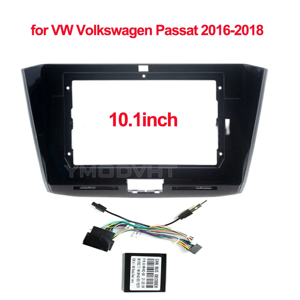 

10.1inch Car Radio Fascia for VW Volkswagen Passat 2016-2018 Dash Trim Kit DVD GPS Navigation Frame Panel Car Refitting
