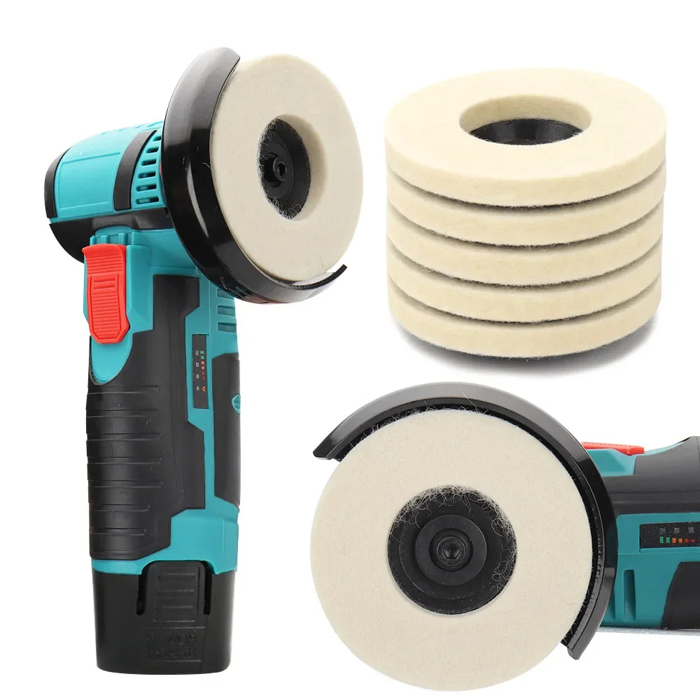 

50 мм/75 мм шерстяной полировальный круг, полировальные подушечки, угловая шлифовальная машина, войлочный полировальный диск для металла, мрамора, стекла, керамики, 1 шт.