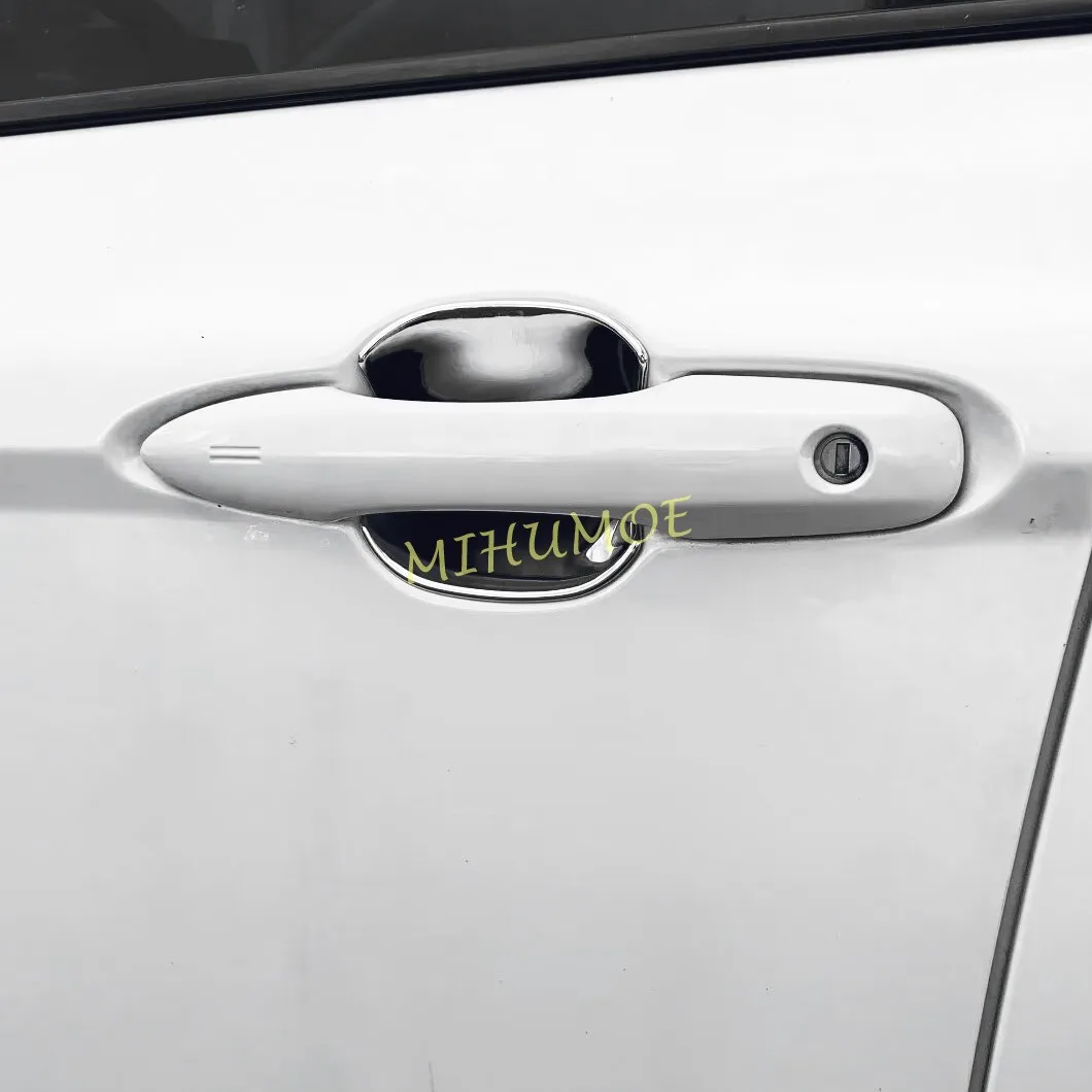 Chrome Exterior Door Handle Surrounds Protector Stylish For 2018-2025 Toyota Camry 2019 2020 2021 2022 2023 2024