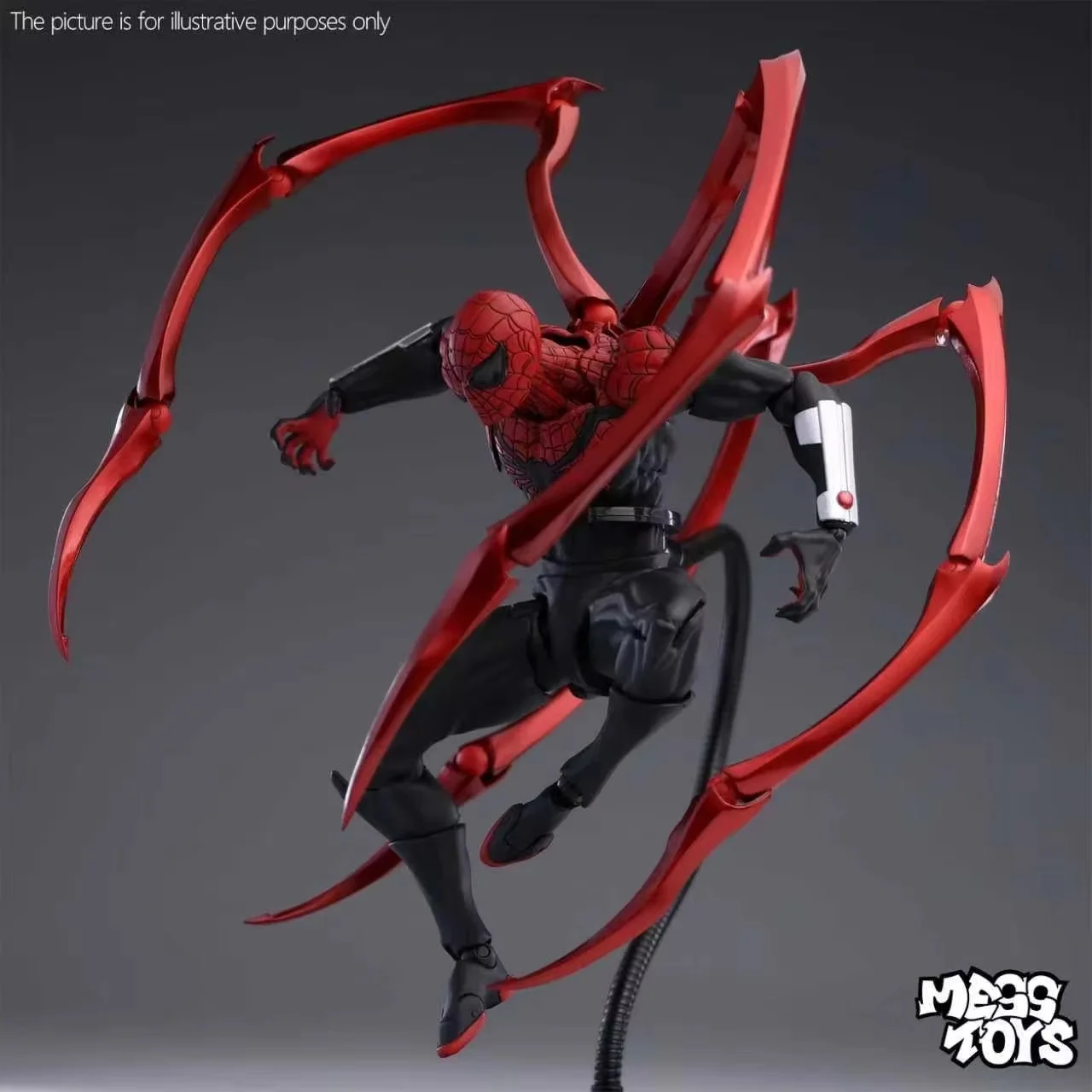 Nuovi giocattoli da disordine Superior Spider Man Messtoys Dottore Polpo Peter Parker Spiderman Vicino Anime Action Figure Regali di compleanno Giocattolo