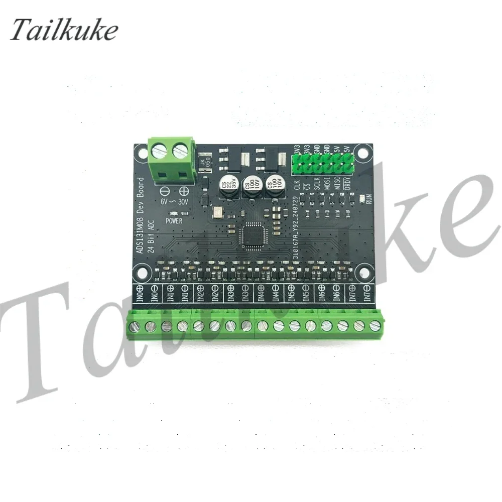 24-bit High Precision ADC Module, 8-channel Differential Input, ADS131M08 Module