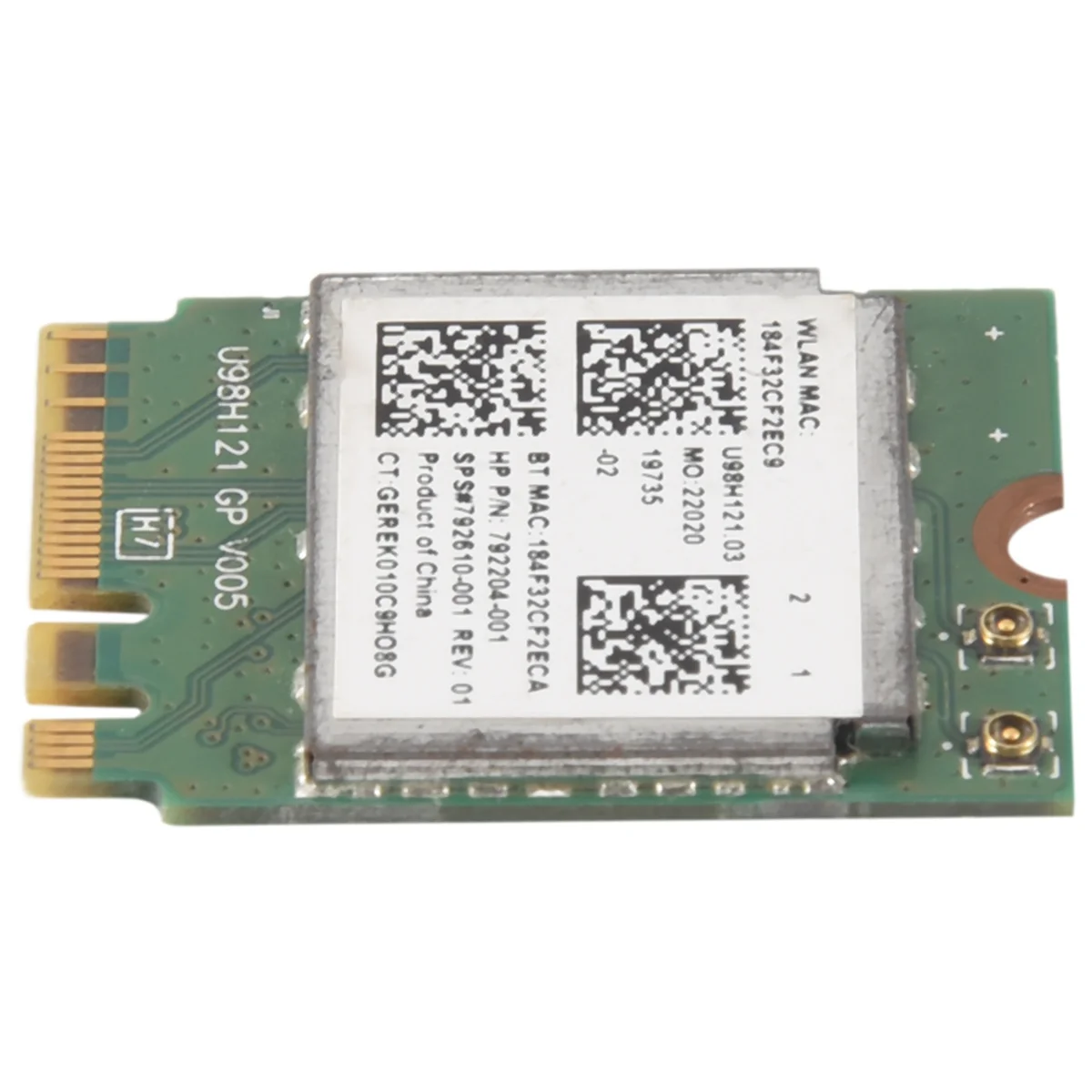 Adaptador inalámbrico para Realtek RTL8723BE 802.11N, tarjeta WiFi, Bluetooth 4,0, tarjeta NGFF, SPS 843338-001, 300Mbps