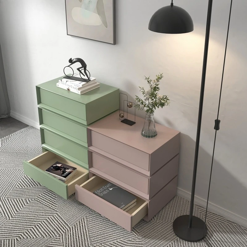 Modern simple bedside cabinet combination cabinet