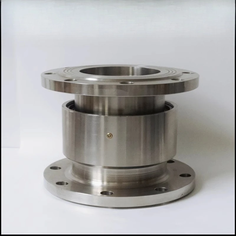 Stainless steel flange connection, universal adapter