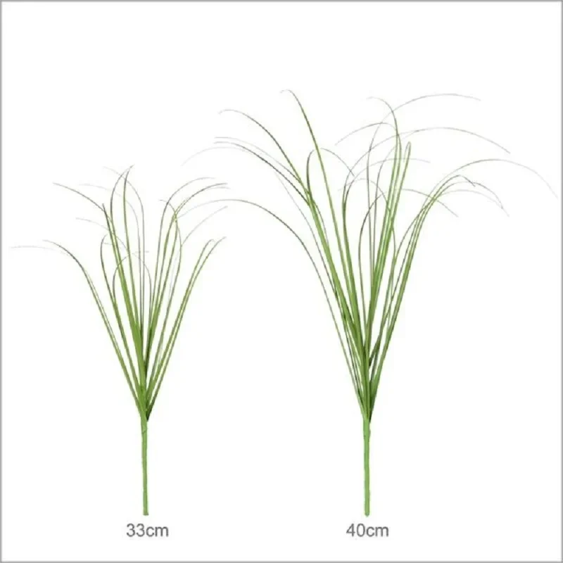 10pcs/lot Simulation Plants Grass Home Decor Plastic Onion Grasses Wedding Decoration Artificial Small Bend Reed Green Plant