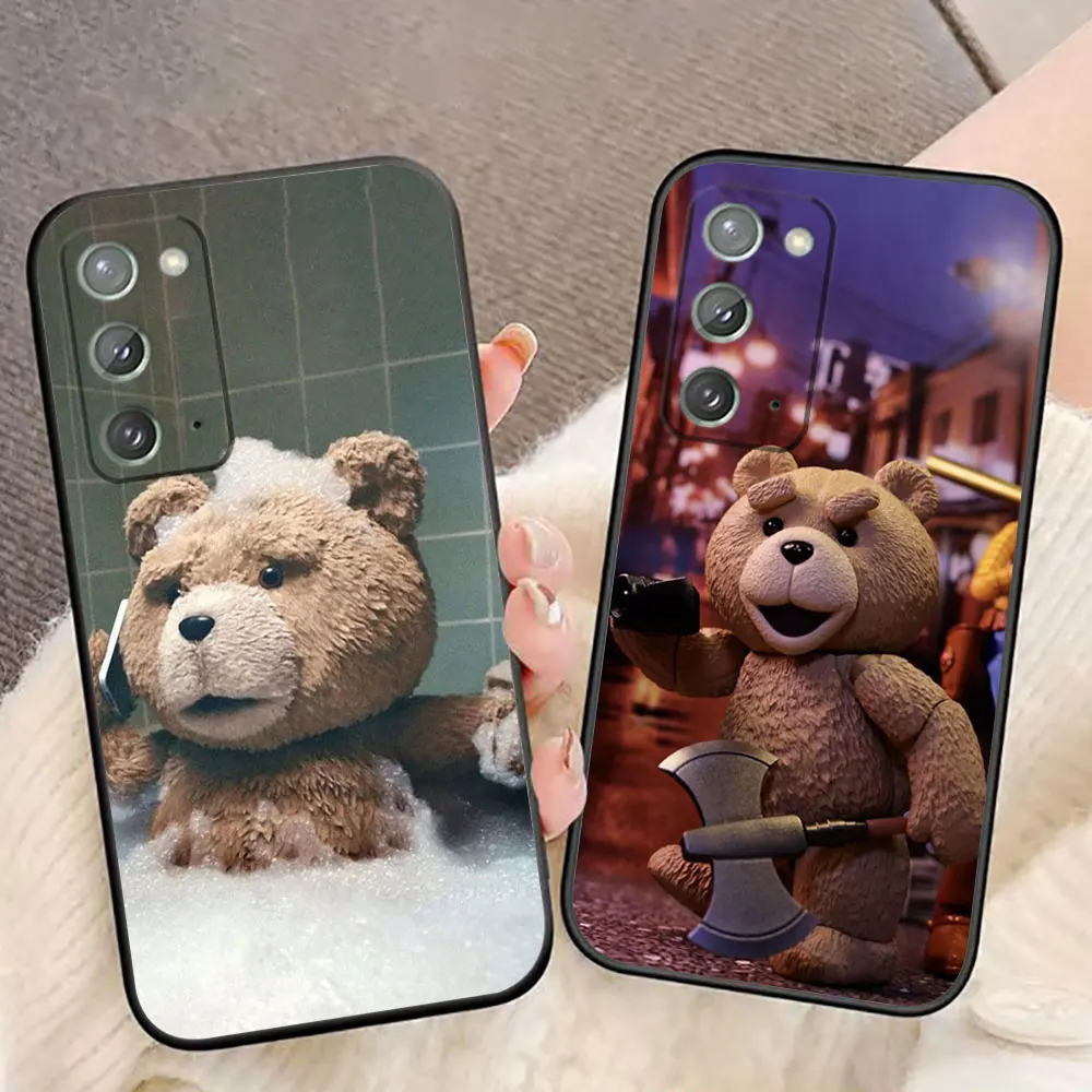 The Cute Teddy Bears Phone Case For Samsung Galaxy A02 A03 A03S A04 A04E A05S A10E A10S A30 A50 M23 M53 5G NOTE 10 20 Case Cover