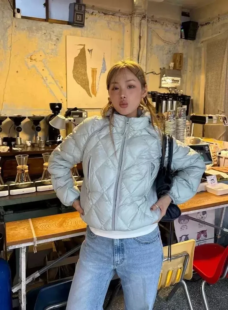 العصرية الشتاء Du down Jaet مبطن نمط تنوعا ملابس خارجية المرأة عادية Sle الدفء مضمونة غير القابلة للإزالة هود