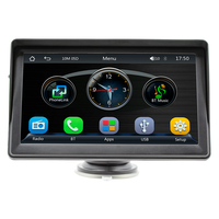 New 7 Inch Portable Wireless Carplay In Car MP5 Player Bluetooth Card Multimedia Insertion Host