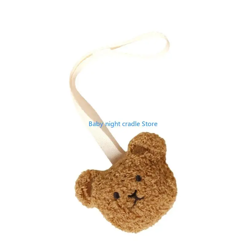 J2FF حامل لهاية الدب اللطيف للأولاد والبنات الصغار، حبل اللهاية #4