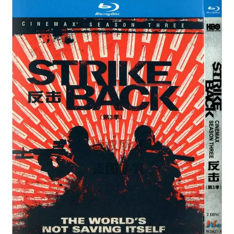 American Action Suspense War TV Series Counterattack Season 1 to 8 Blu-ray BD High Definition 15 Discs