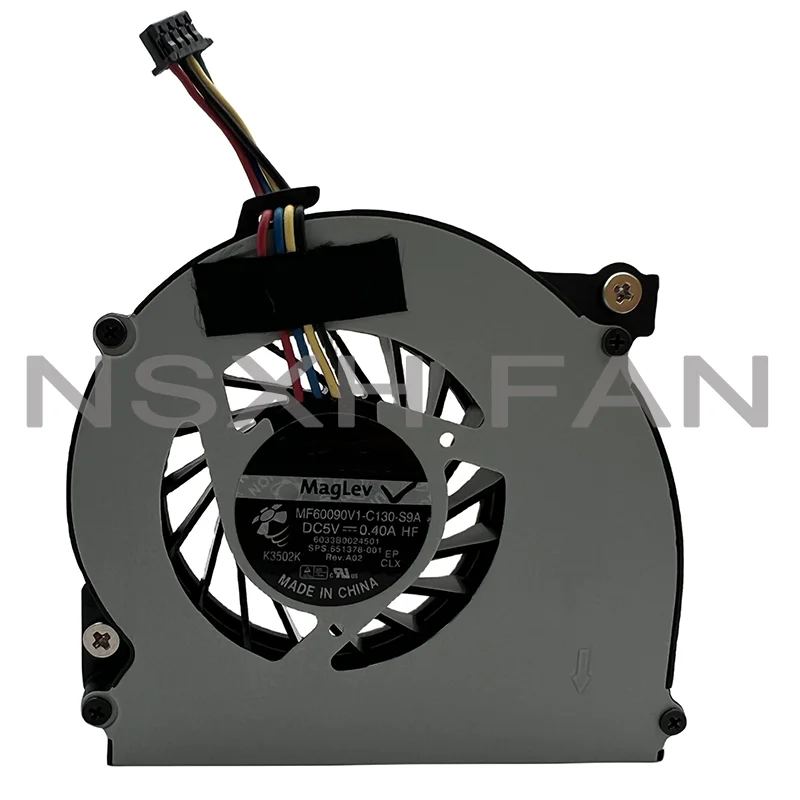 Ventilador de refrigeración de Cpu para ordenador portátil, nuevo accesorio para EliteBook 2560, 2570, 2560p, 2570p, MF60090V1-C130-S9A, 651378-001, DFS451205MB0T, FA5T, 6033B0024501