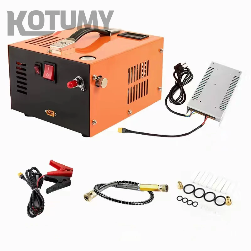 300W Air Compressor Pcp Air Compressor Air Rifle Car Pump 12V / 110V / 220V Pcp 300bar Submersible Pump