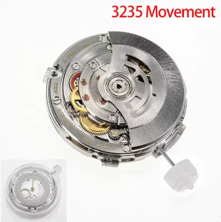 ساعة GG Luxury VSF ARF 3235 حركة الغواصة ميكانيكية أوتوماتيكية للرجال - 41 ملم كريستال ياقوتي، فولاذ 904 لتر، قرص مضيء