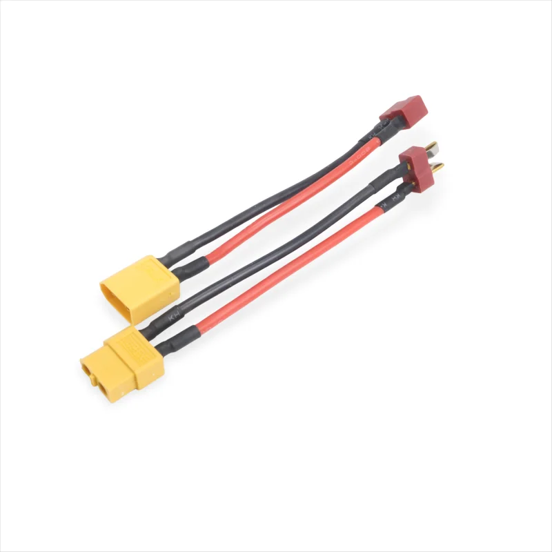 

Original Factory Quality 2/6/12pcs XT60 to Deans T-Plug Male Female Adapter Connector Cable for Lipo Battery 14AWG RC Parts DIY
