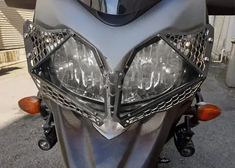 스즈키 V-STROM 헤드라이트 가드 보호 커버, DL650 XT VStrom DL 650 XT 2012 2013 2014 2015 2016 오토바이 액세서리