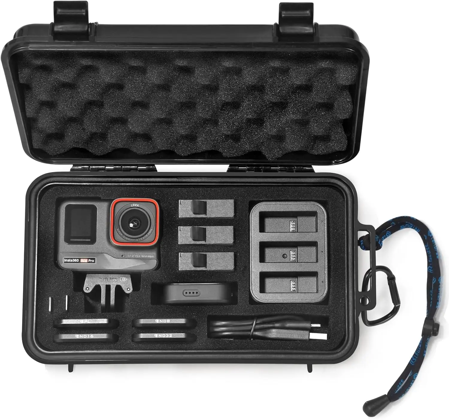 حافظة صلبة مقاومة للماء لكاميرا Insta360 Ace Pro 2/Pro/Ace Action (العلبة فقط) #1