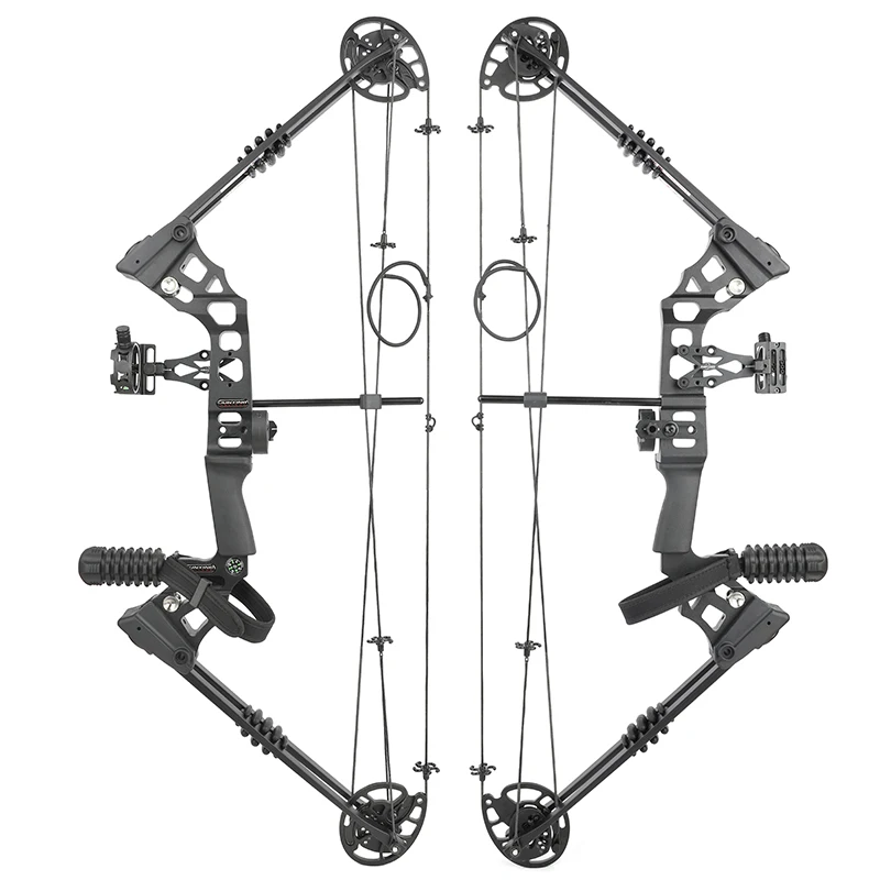 Imagem -02 - Junxing-composto Bow And Arrow Grupo Esquerda e Direita Deixe-off 80 Ibo 320fps Esportes ao ar Livre Caça Tiro Acessórios 2070lbs x8