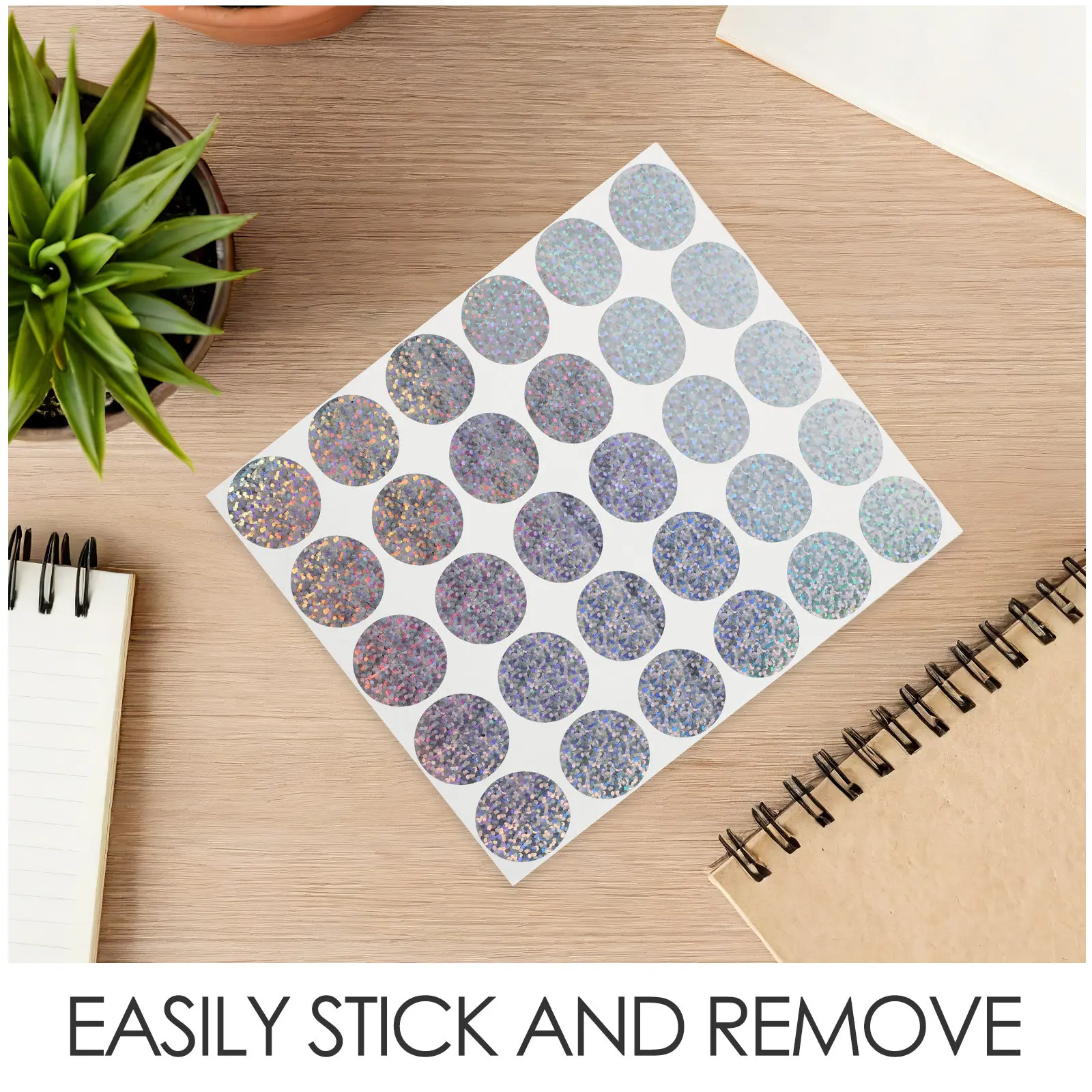 10Sheets Scratch Off Stickers Blank Scratch Card Stickers for Teachers Reward System Activities DIY Crafting Birthday Cards