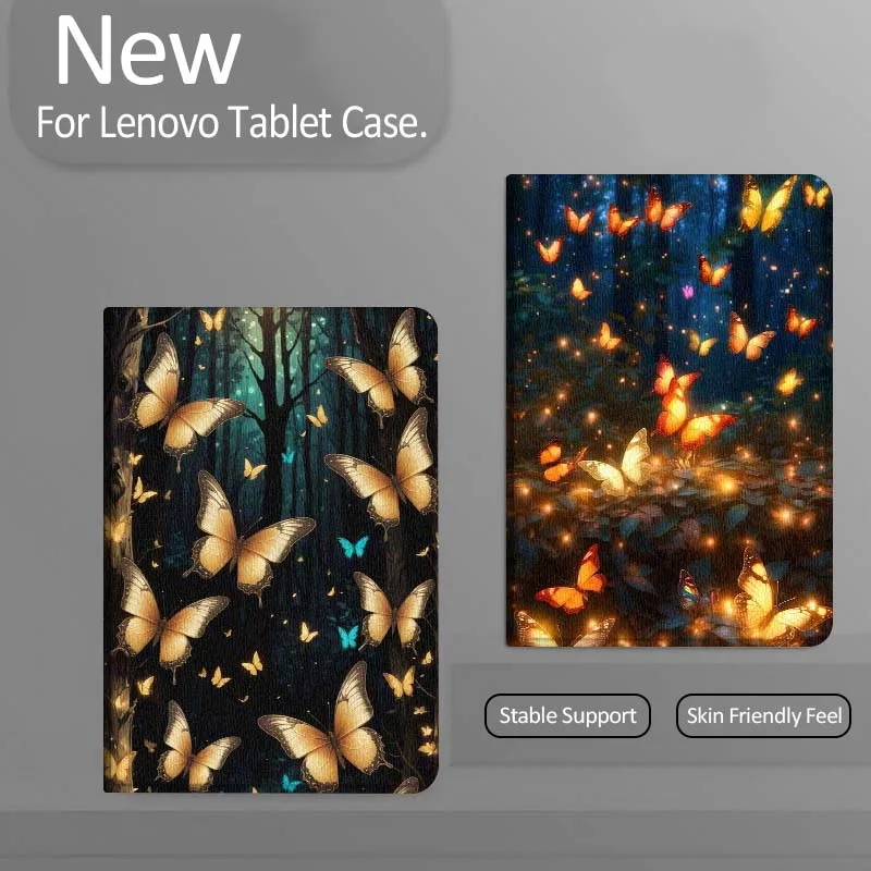 

Светящийся чехол-подставка для планшетов Lenovo Xiaoxin Tab Pad K11 K10 M10 P11 3rd Plus Pro Legion Y700 Y900 Gen4 2 с рисунком бабочки и оленя, подарок