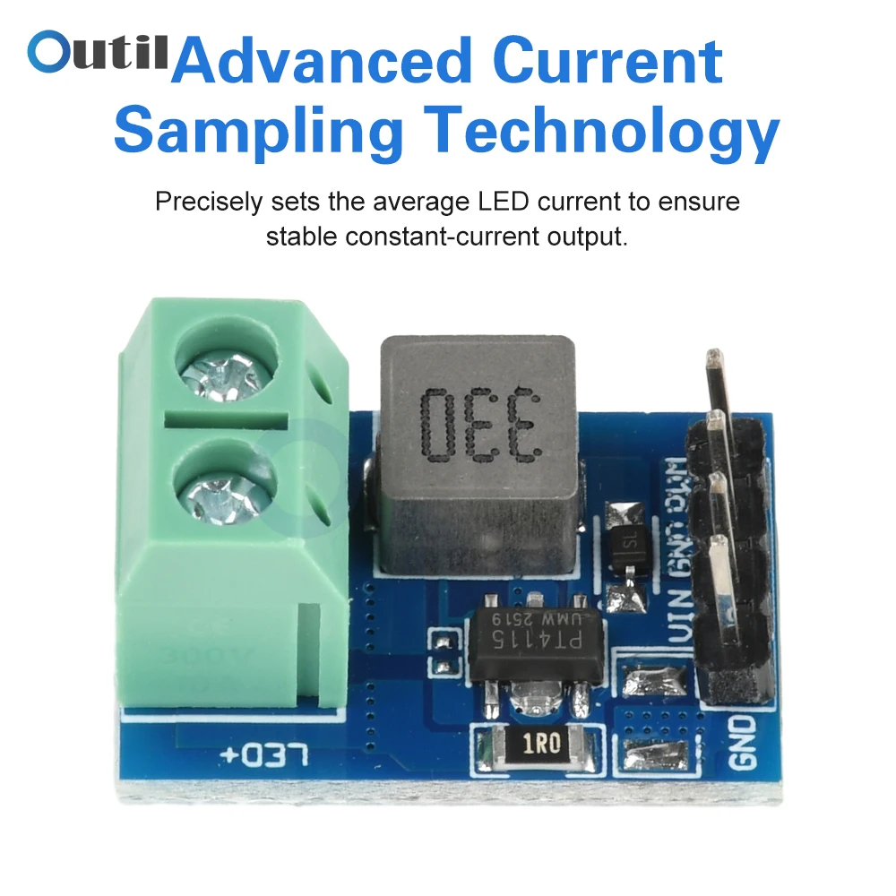 PT4115 1-10S 12V DC For LED Driver Module 1-10 String Support Constant Current Output For LED Strip Lighting