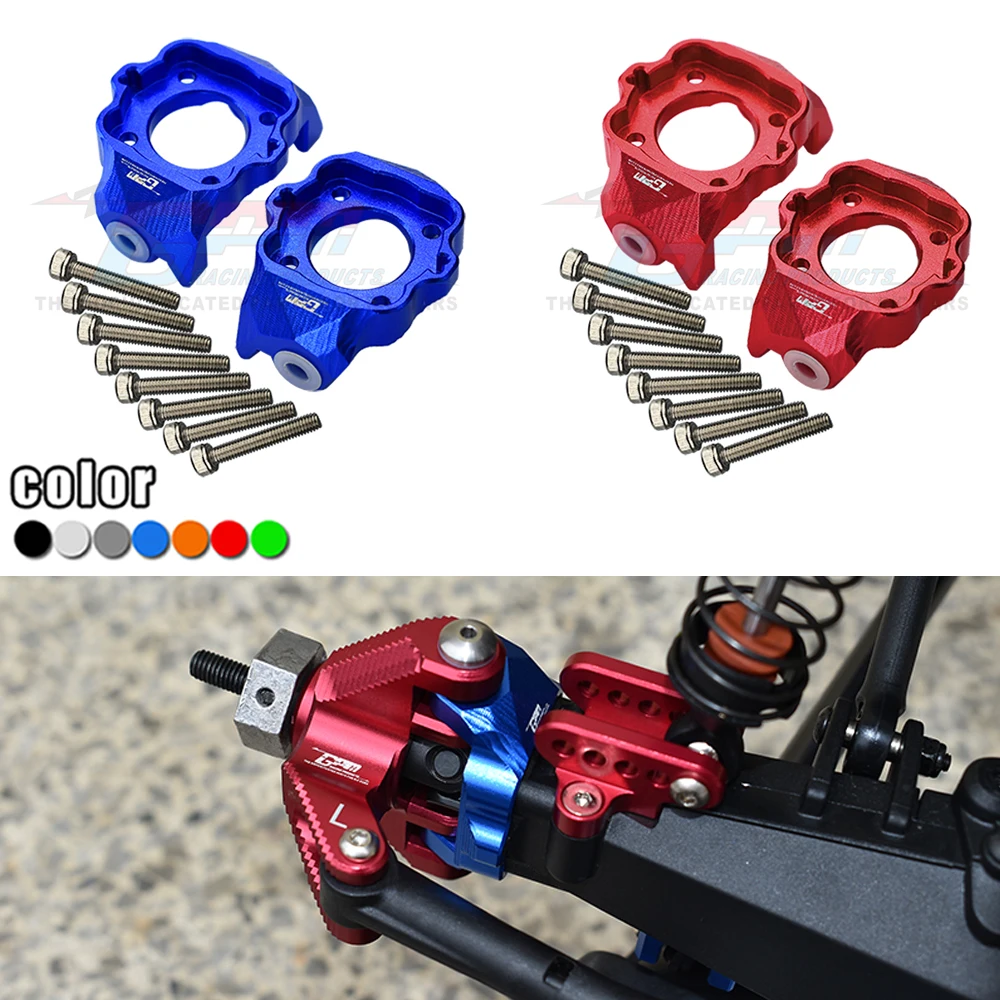 

GPM Metal Front Camber Block Front C Mount Spindle Carrier Set LOS244003 for LOSI 1/8 LMT 4WD Solid Axle Mega Monster Truck