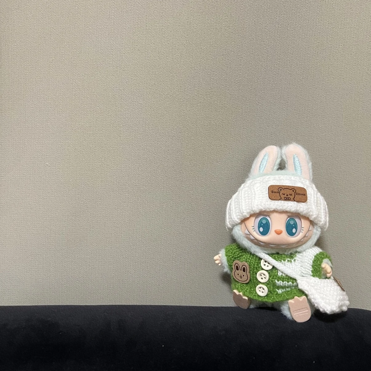 17cm Toy Doll Clothes for Labalbu Accessories Luxury Backpack New Original Clothing for Labbubu Sweater Outfit Mini Cute Bag Hat