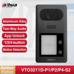 Dahua original 1080p video intercom smart outdoor türklingel ic karte entsperren nachtsicht tür kamera VTO3211D-P1/3. 3-s2 1/2/4 taste