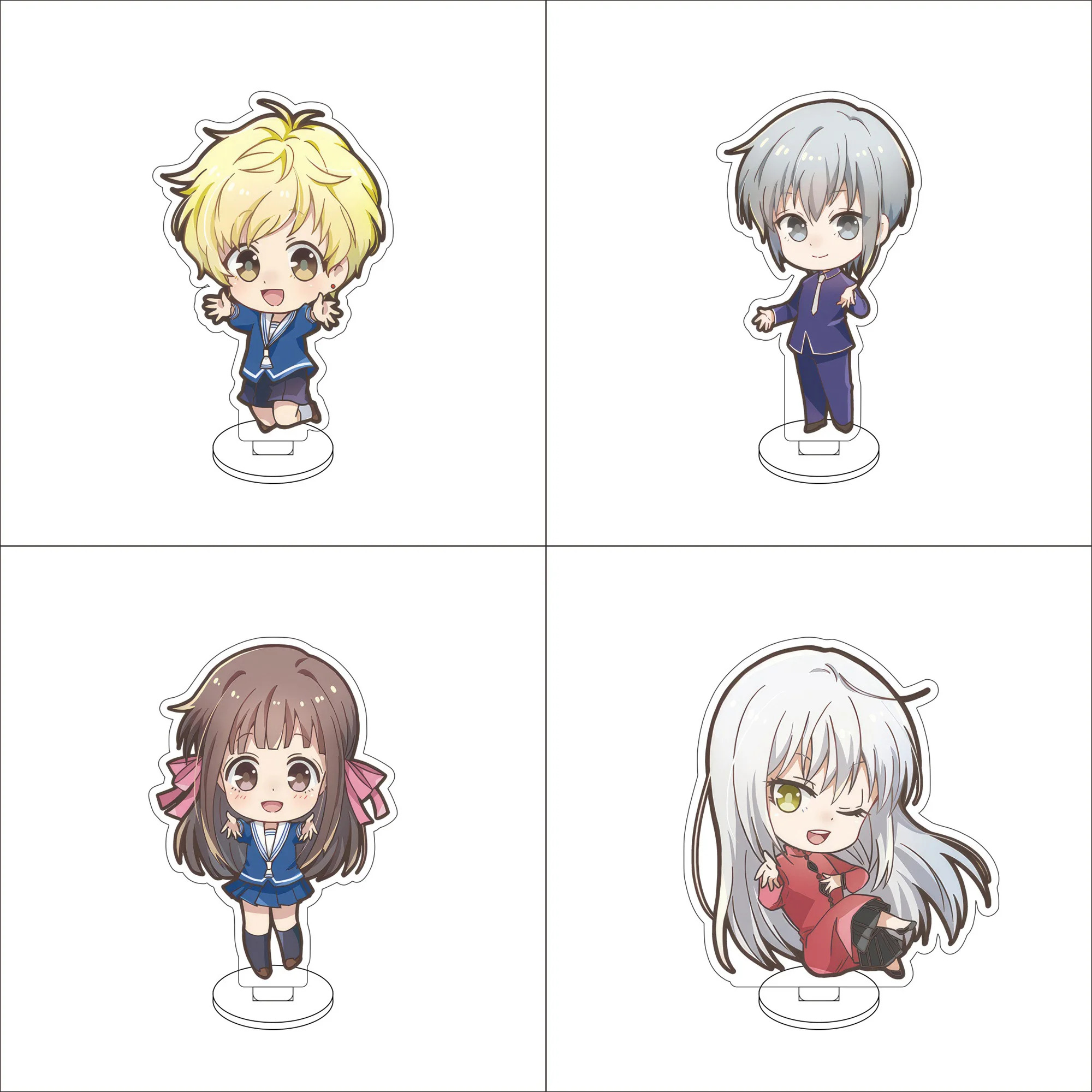 أنيمي الفاكهة سلة تأثيري هوندا توهرو سوما يوكي سوما كيو سوما شيغور الاكريليك الشكل حامل نموذج هدايا عيد الميلاد #1