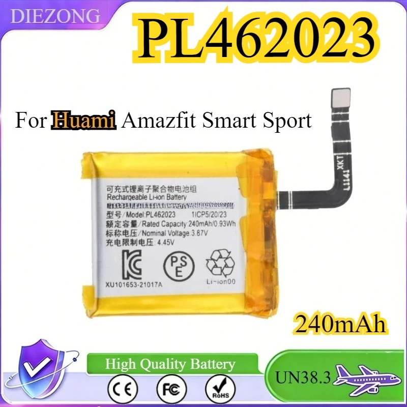 

240mAh PL462023 Battery Replacement For Huami Amazfit Smart Sport