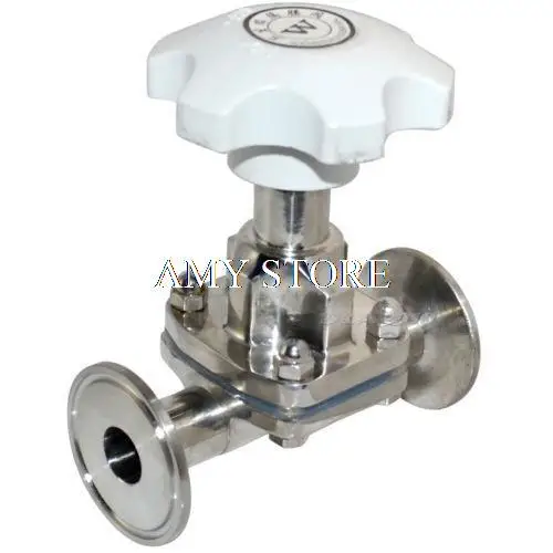 

25MM 1" Sanitary Fitting Diaphragm Valve Clamp Type NEW Stainless Steel 316