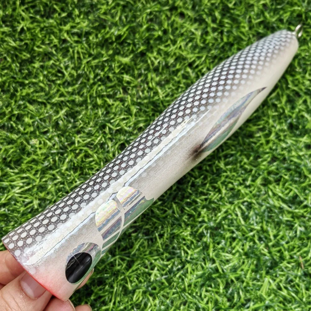 MUKUN 120g 22CM Big Game Popper Harter Köder Köder Angeln Swimbait Jerkbait Wobbles Tackle Drag Marlin Thunfisch Trolling für Meerwasser