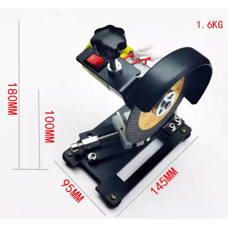 4-Inch Compact Cutter 25MM Cutting Depth 110V 220V Manual Woodworking Metalworking Desktop Model Cutting Machine