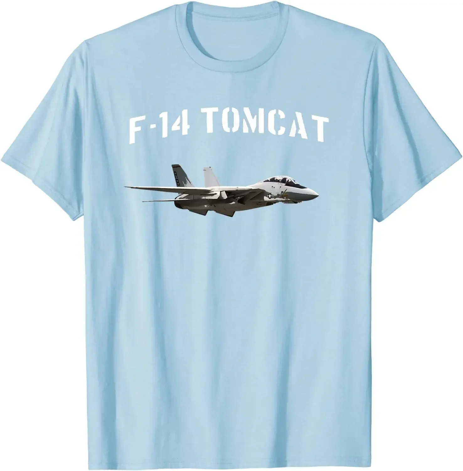 Naval Carrier Aircraft F-14 Tomcat Fighter T-Shirt 100% Cotton O-Neck Summer Short Sleeve Casual Mens T-shirt Size S-3XL