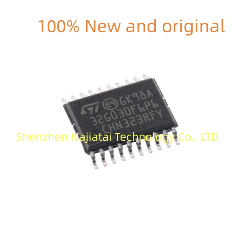 

10 шт./лот, 100% новый оригинальный чип STM32G030F6P6TR STM32G030F6P6 32G030F6P6 TSSOP-20 IC