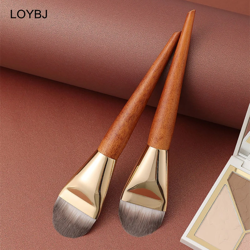 LOYBJ Super Thin Foundation Brush Professional Foundation Concealer Cream Flat Makeup Brush Liquid Foundation Face Make Up Tools