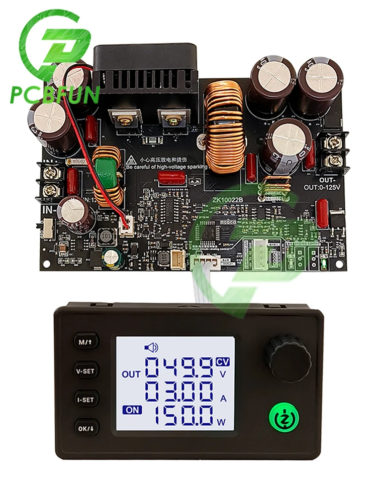 ZK-10022 22A/1500W CNC Step-down DC Adjustable Power Supply Constant Voltage and Current Module Step-down Module DC12-140V