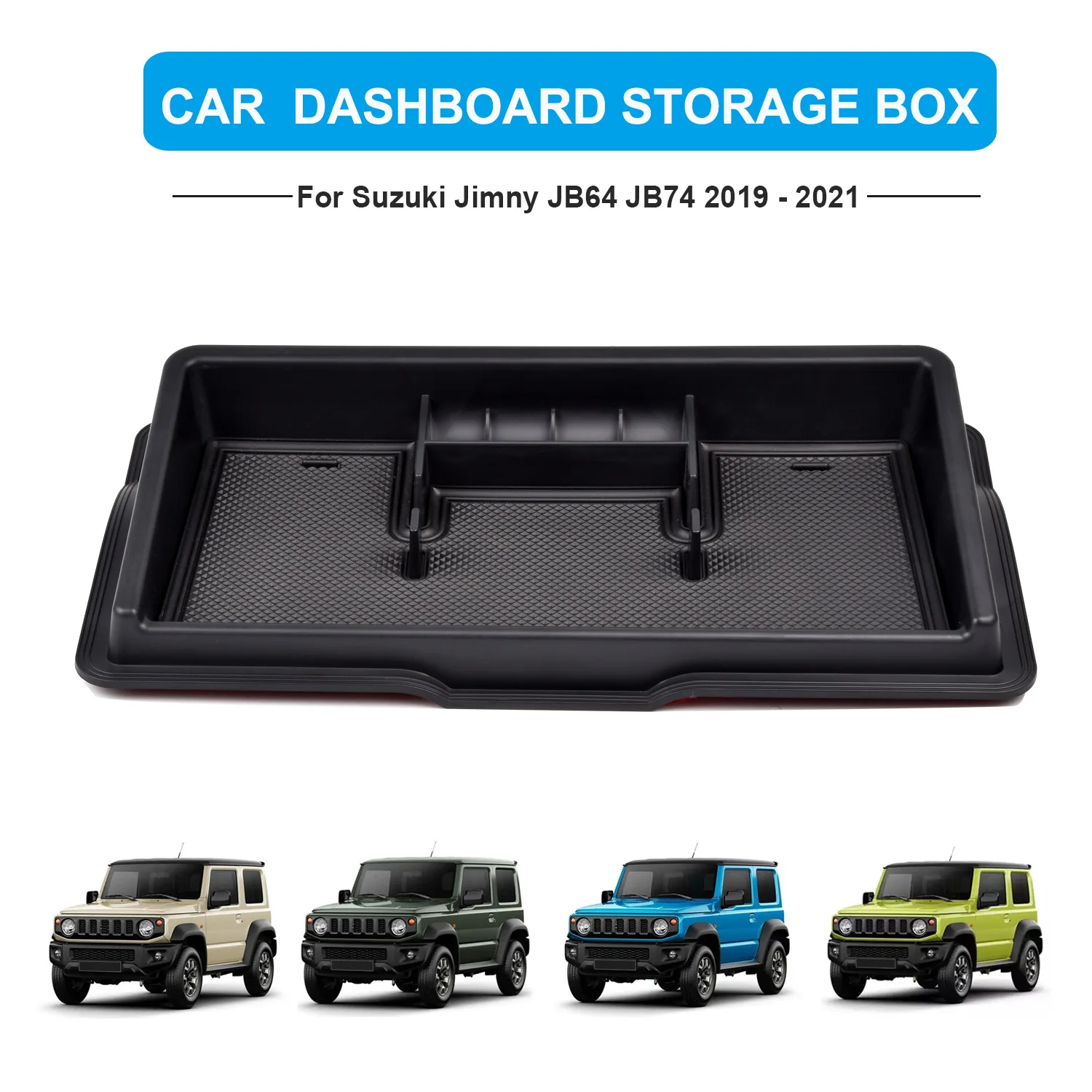 For Suzuki Jimny JB64W JB74W Car Dashboard Storage Box Tray Holder Interior Console Organizer Stowing Tidying Accesorios Coche