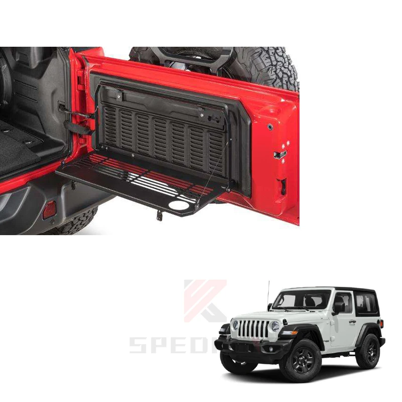 

Spedking Hot Sales Accessories 4x4 offroad Tailgate Table Panel For Jeep Wrangler JL 2018