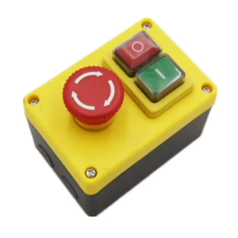 Workshop Power Tools Switch Electromagnetic Pushbutton Switch For Workshop Plastic And Metal Material Power Loss Disconnect